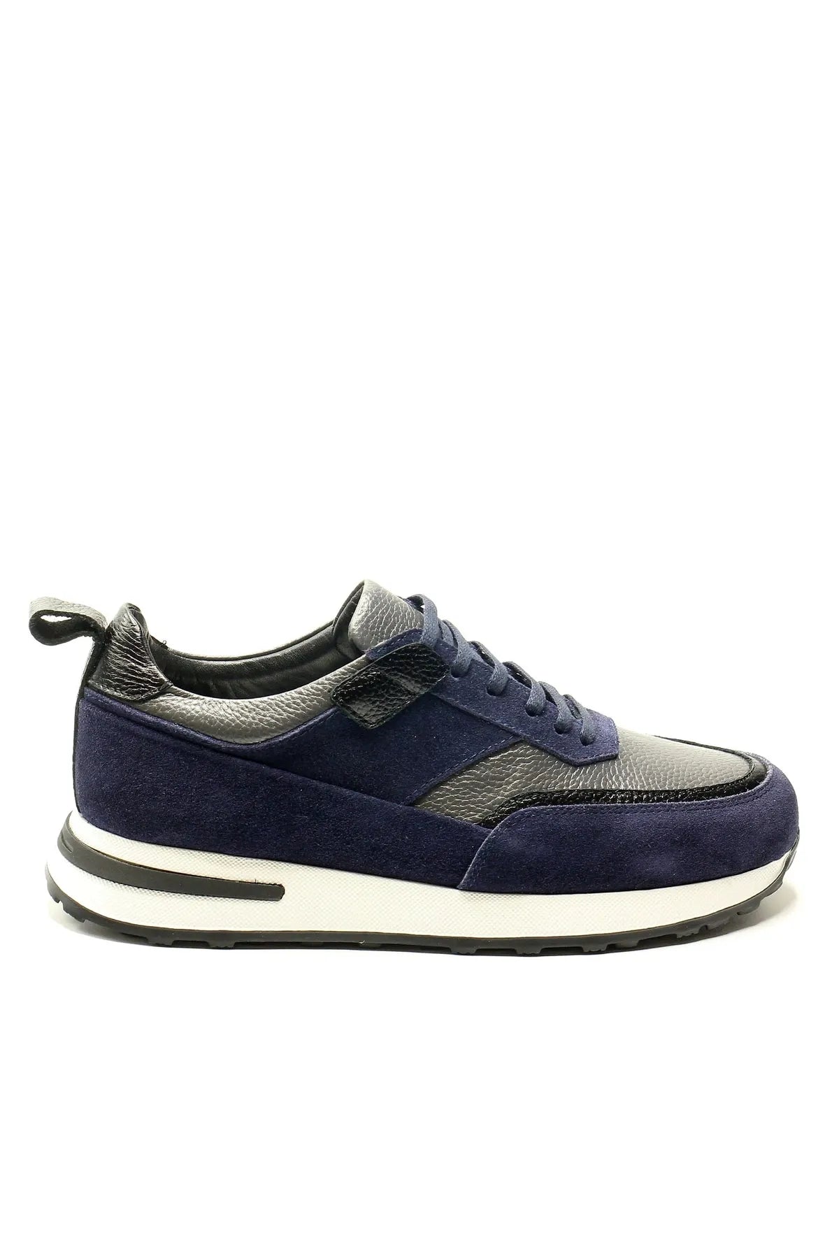 Men's Premium Leather and Suede Sneakers