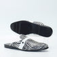 Men's Italian Fabric Leather Mules Half Shoes